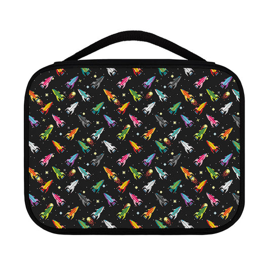 Pixel Spaceships Pattern Print Classic Bible Case