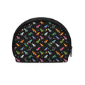 Pixel Spaceships Pattern Print Coin Purse