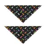 Pixel Spaceships Pattern Print Dog Bandana
