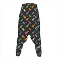 Pixel Spaceships Pattern Print Hammer Pants