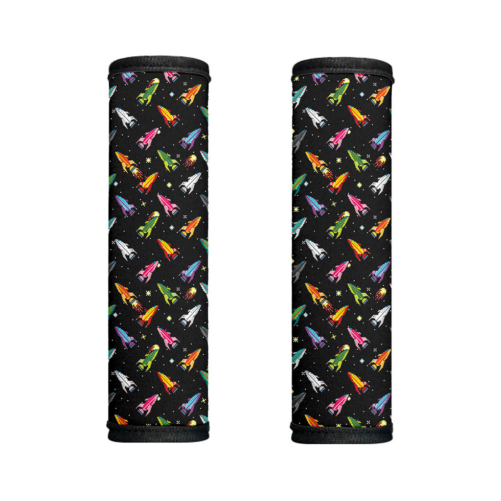 Pixel Spaceships Pattern Print Handle Covers