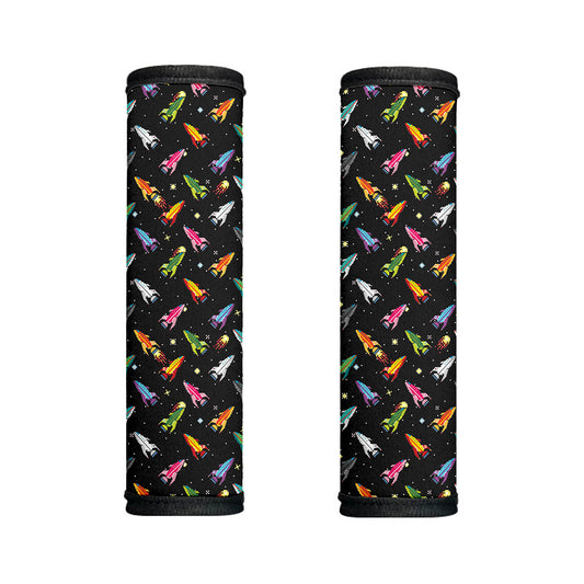 Pixel Spaceships Pattern Print Handle Covers