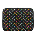 Pixel Spaceships Pattern Print Laptop Sleeve