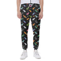 Pixel Spaceships Pattern Print Joggers