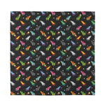 Pixel Spaceships Pattern Print Silk Bandana