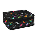 Pixel Spaceships Pattern Print Small Lunch Bag