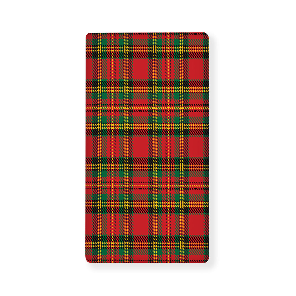 Pixel Stewart Scottish Tartan Print Baby Crib Sheet