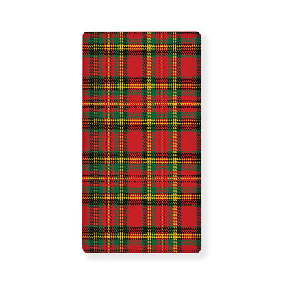 Pixel Stewart Scottish Tartan Print Baby Crib Sheet