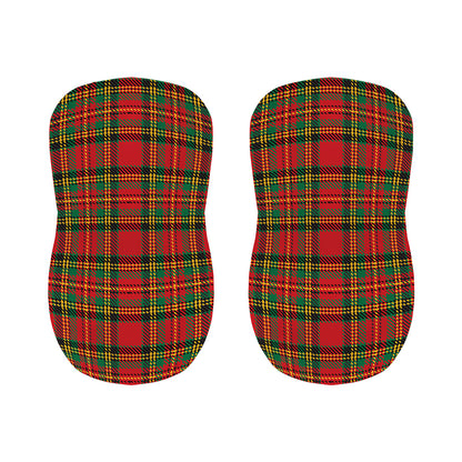 Pixel Stewart Scottish Tartan Print Bar Stool Covers