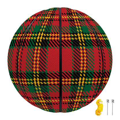 Pixel Stewart Scottish Tartan Print Basketball