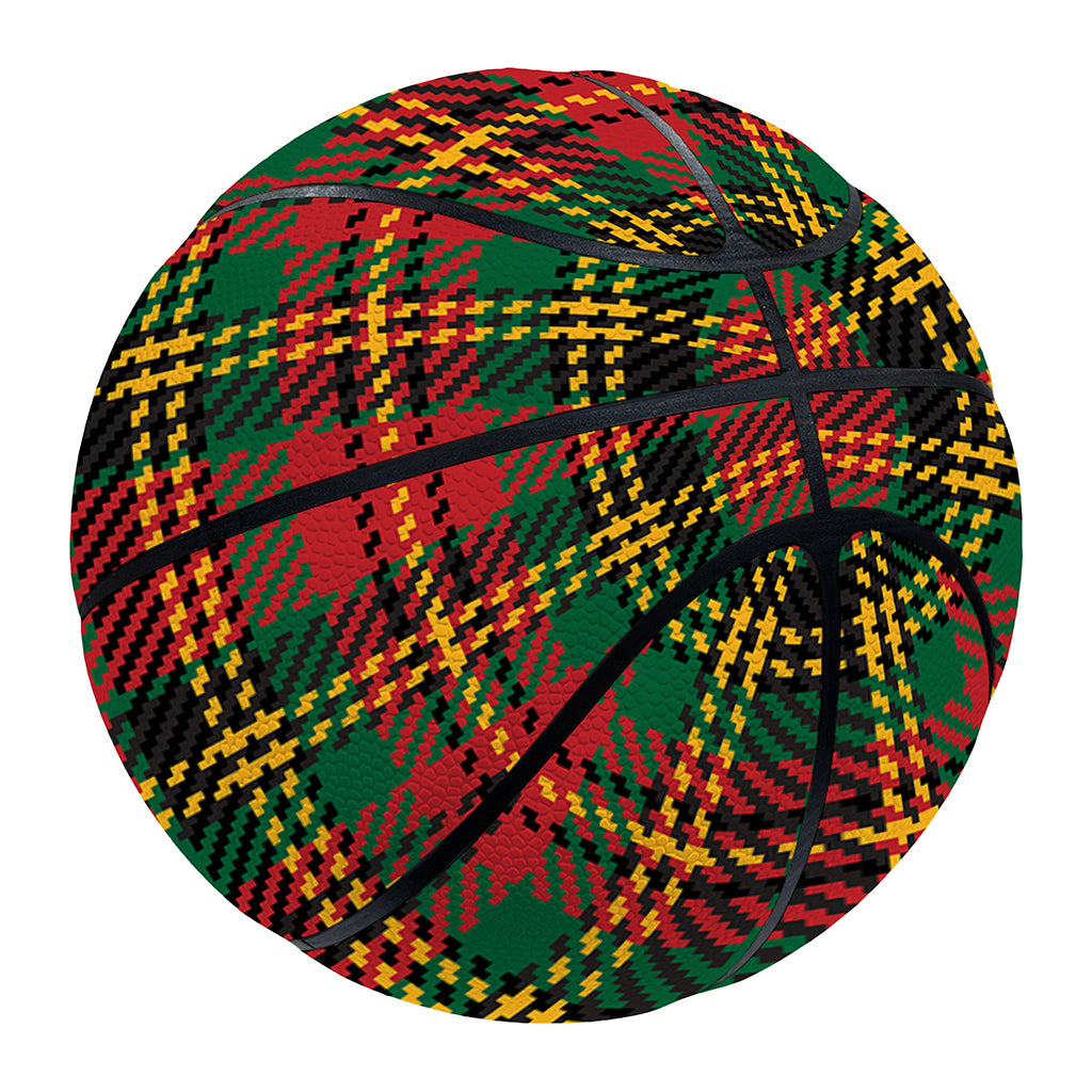 Pixel Stewart Scottish Tartan Print Basketball