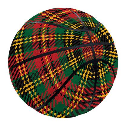 Pixel Stewart Scottish Tartan Print Basketball