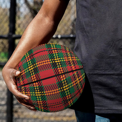 Pixel Stewart Scottish Tartan Print Basketball