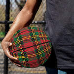 Pixel Stewart Scottish Tartan Print Basketball