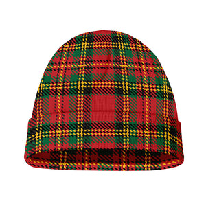 Pixel Stewart Scottish Tartan Print Beanie