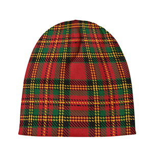 Pixel Stewart Scottish Tartan Print Beanie