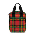 Pixel Stewart Scottish Tartan Print Bible Tote Bag