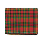 Pixel Stewart Scottish Tartan Print Bifold Wallet