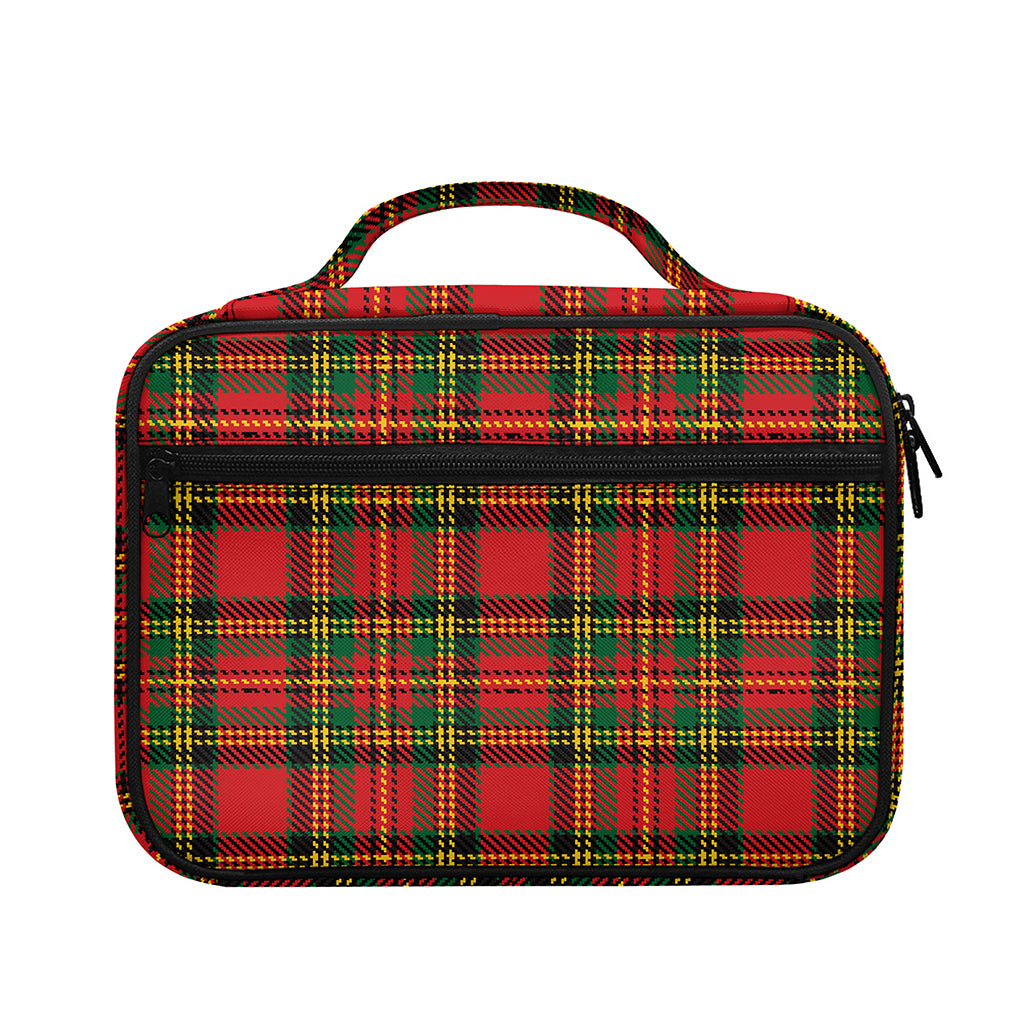 Pixel Stewart Scottish Tartan Print Briefcase Bible Bag