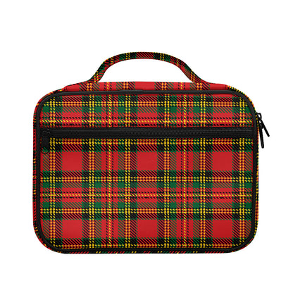 Pixel Stewart Scottish Tartan Print Briefcase Bible Bag