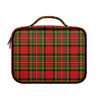 Pixel Stewart Scottish Tartan Print Briefcase Bible Bag