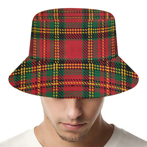 Pixel Stewart Scottish Tartan Print Bucket Hat