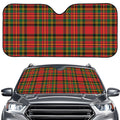 Pixel Stewart Scottish Tartan Print Car Windshield Sun Shade