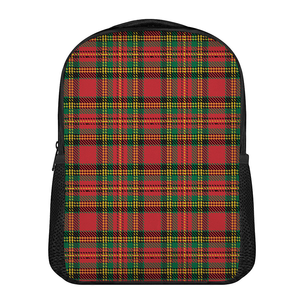 Pixel Stewart Scottish Tartan Print Casual Backpack