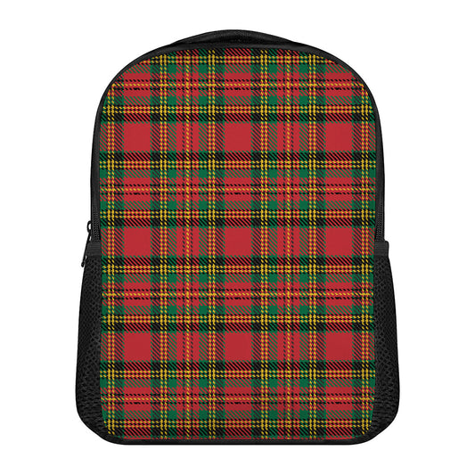 Pixel Stewart Scottish Tartan Print Casual Backpack