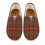 Pixel Stewart Scottish Tartan Print Casual Shoes
