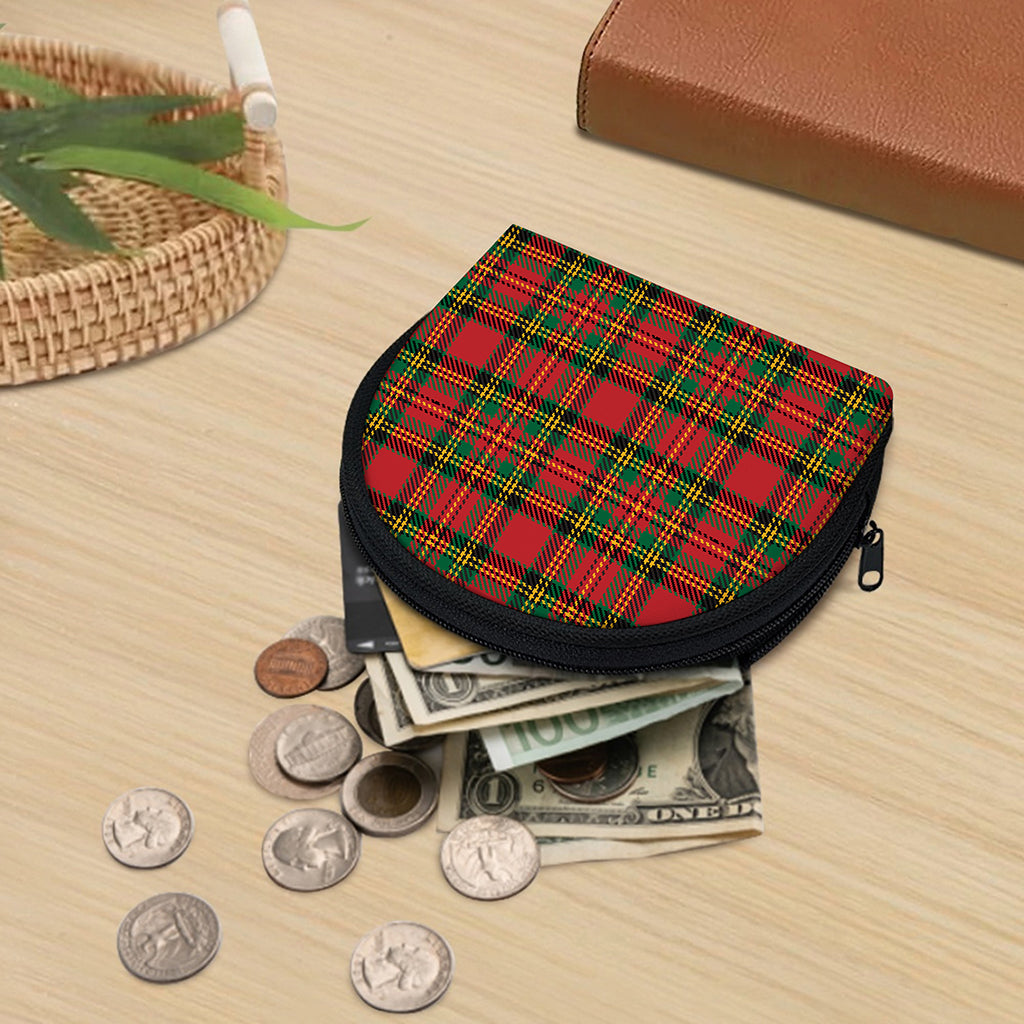 Pixel Stewart Scottish Tartan Print Coin Purse