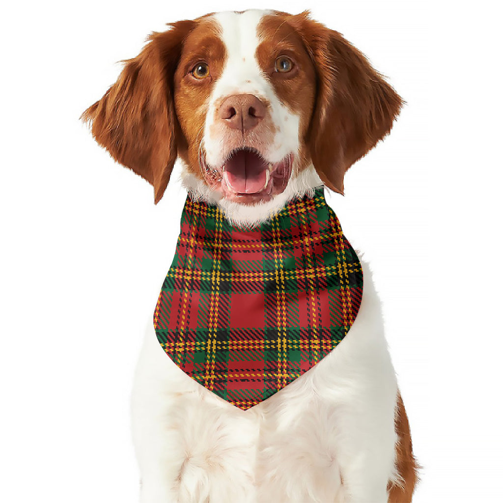 Pixel Stewart Scottish Tartan Print Dog Bandana