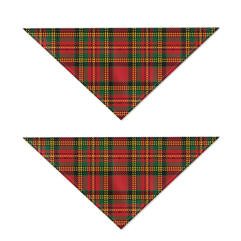 Pixel Stewart Scottish Tartan Print Dog Bandana