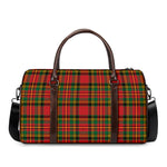 Pixel Stewart Scottish Tartan Print Duffle Bag