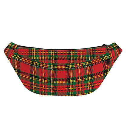 Pixel Stewart Scottish Tartan Print Fanny Pack