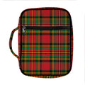 Pixel Stewart Scottish Tartan Print Front Pocket Bible Bag