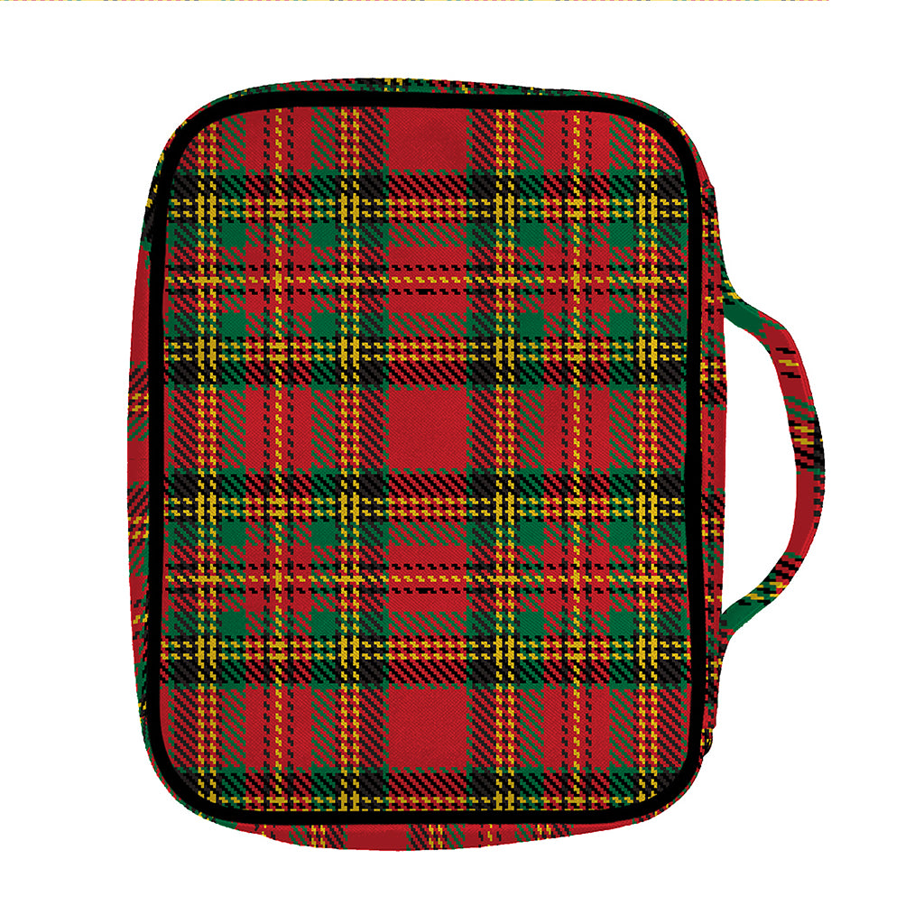 Pixel Stewart Scottish Tartan Print Front Pocket Bible Bag