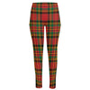 Pixel Stewart Scottish Tartan Print High-Waisted Pocket Leggings