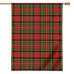 Pixel Stewart Scottish Tartan Print House Flag