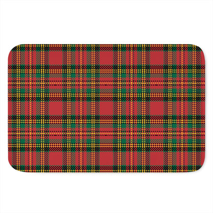 Pixel Stewart Scottish Tartan Print Indoor Door Mat