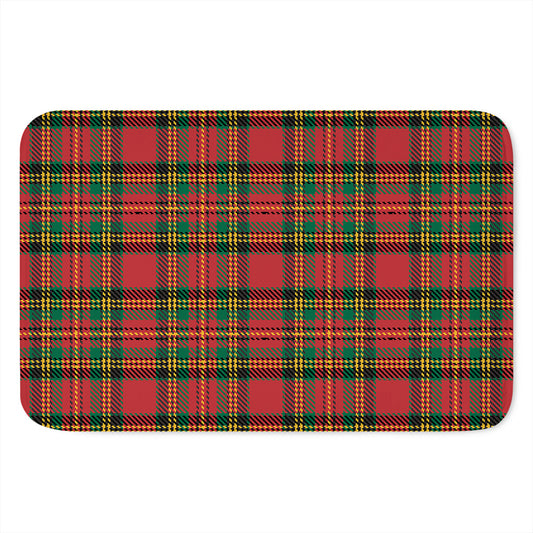 Pixel Stewart Scottish Tartan Print Indoor Door Mat
