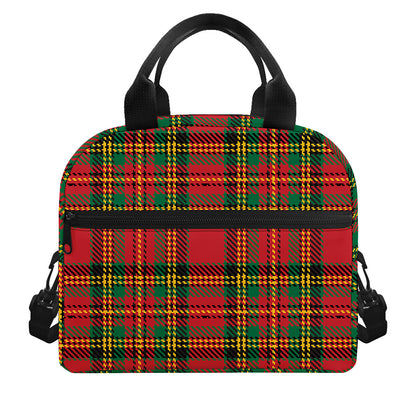Pixel Stewart Scottish Tartan Print Insulated Lunch Bag