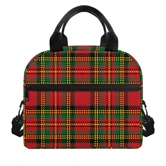 Pixel Stewart Scottish Tartan Print Insulated Lunch Bag
