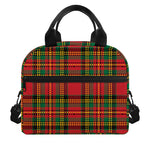 Pixel Stewart Scottish Tartan Print Insulated Lunch Bag