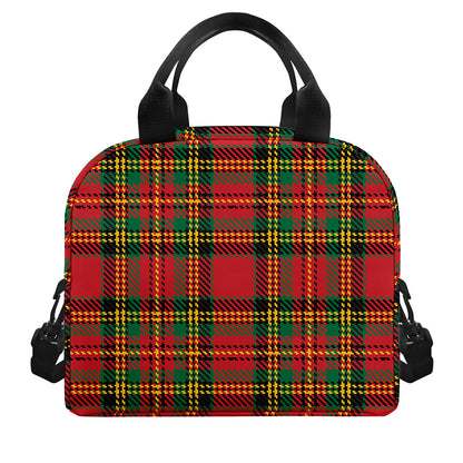 Pixel Stewart Scottish Tartan Print Insulated Lunch Bag