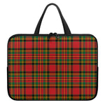 Pixel Stewart Scottish Tartan Print Laptop Sleeve With Handle