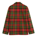 Pixel Stewart Scottish Tartan Print Men's Blazer