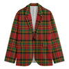 Pixel Stewart Scottish Tartan Print Men's Cotton Blazer