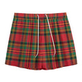 Pixel Stewart Scottish Tartan Print Mesh Shorts