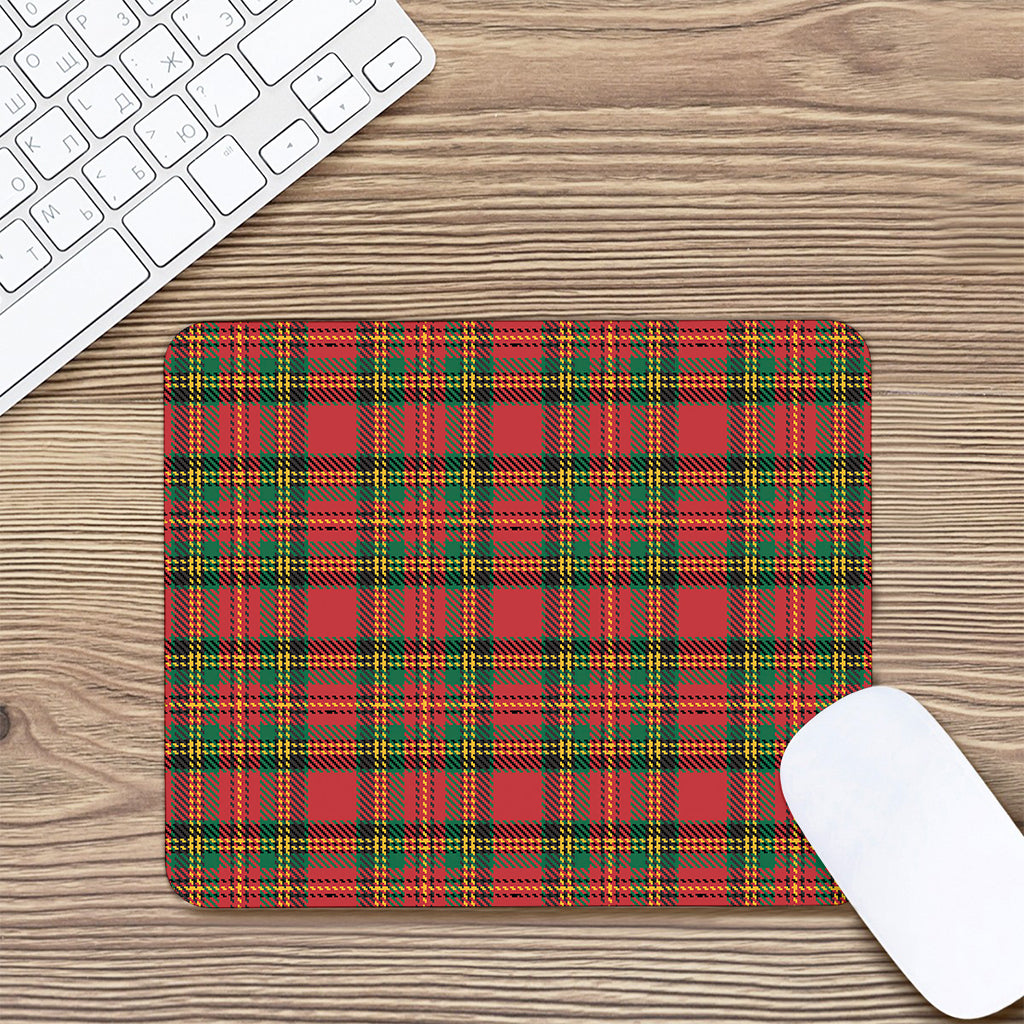 Pixel Stewart Scottish Tartan Print Mouse Pad